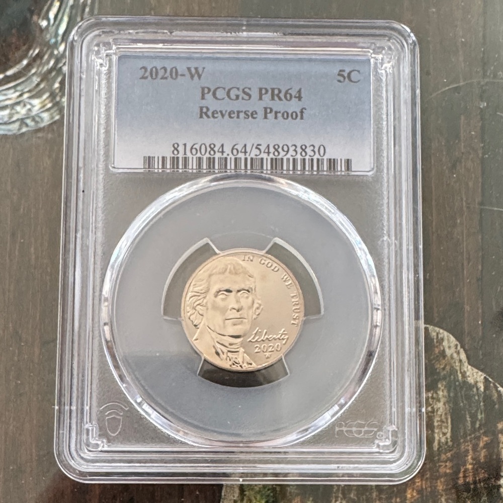 2020-W Jefferson Nickel Reverse Proof